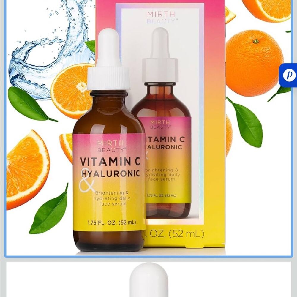 NEW Mirth Beauty Vitamin C Brightening  and Hydrating Daily Face Serum MSRP $42